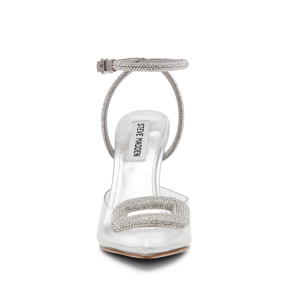 NWT Steve Madden VIENNA SANDAL CLEAR Sz 7,5 - Picture 4 of 11